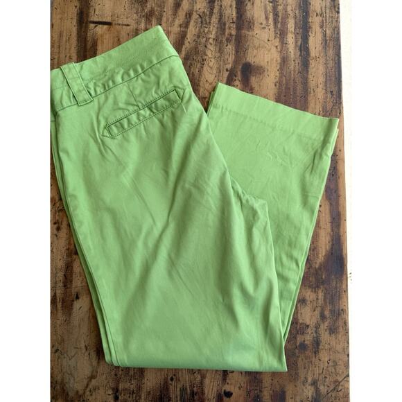 J.Crew‎ Pants Women’s 8 Green Straight Leg Stretch Chino 34x26 Stretch Summer - Picture 6 of 6